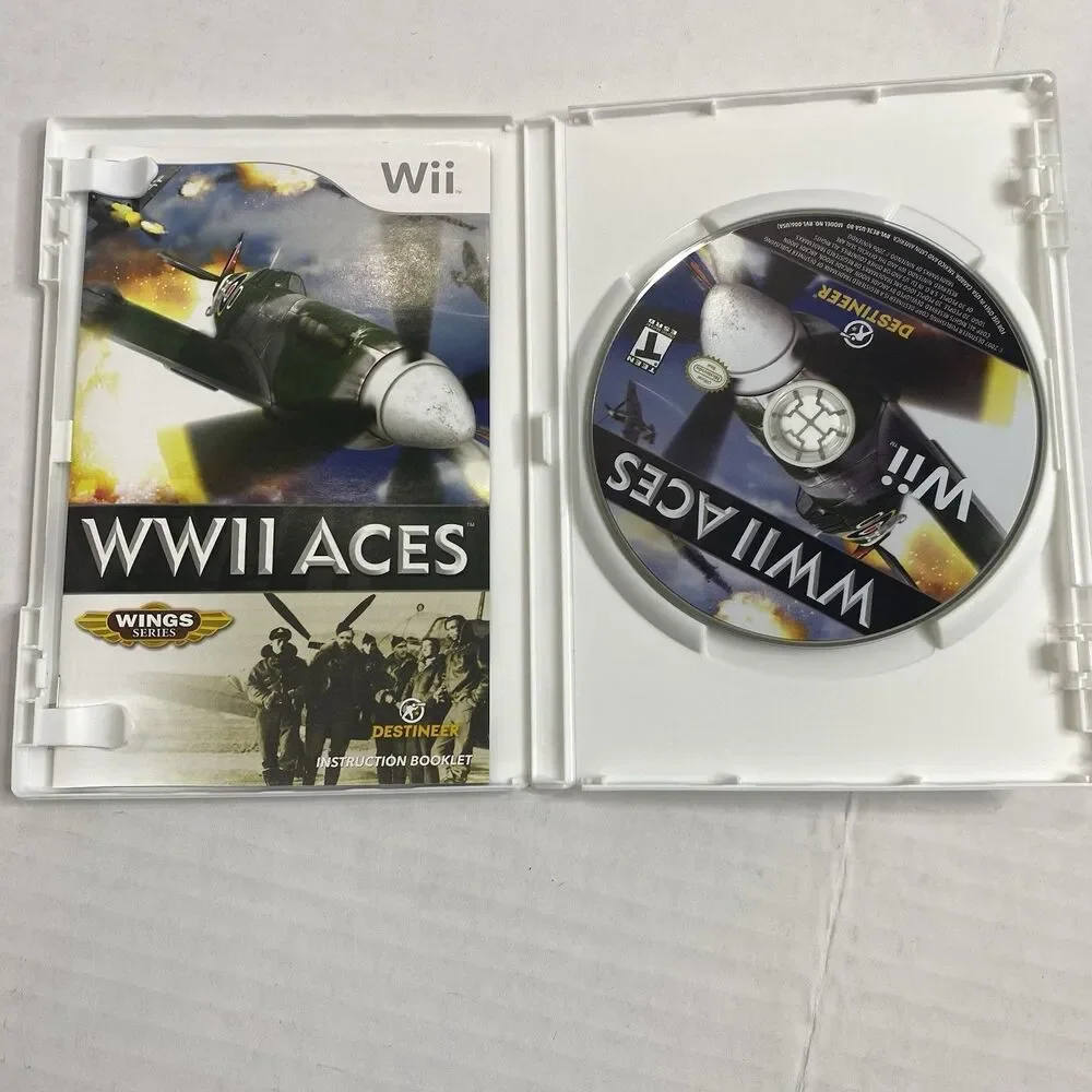 Wii WWII Aces, My Sims Racing, MX Vs ATV Untamed Games Lot Of 3 Tested